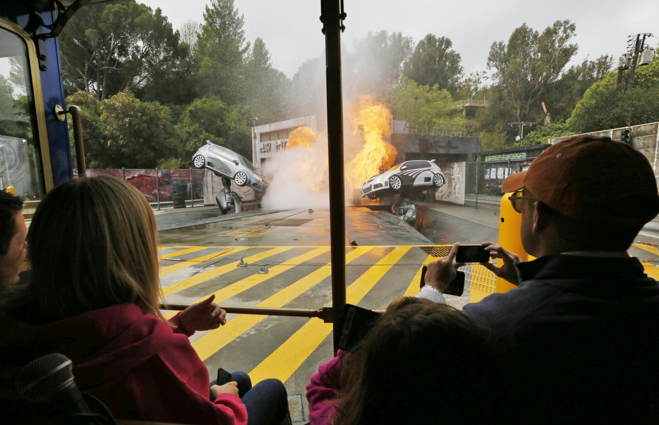 The "Fast and the Furious" Stunt Car attraction at the VIP Experience at Universal Studios Hollywood in Los Angeles. The tour costs $349 a person.