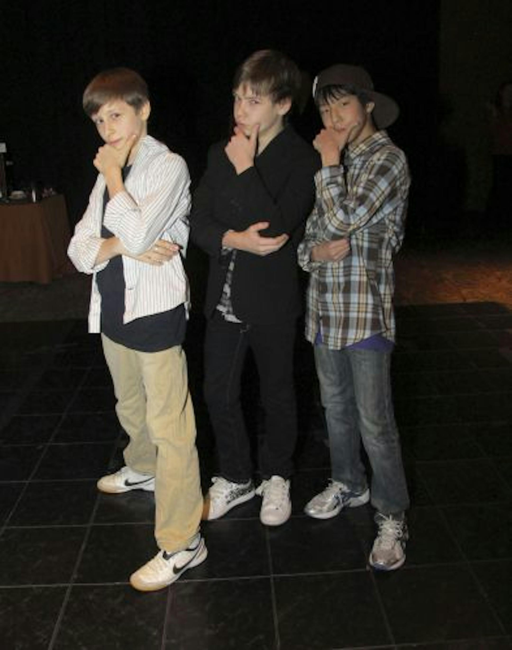 Kylend Hetherington, Daniel Russell and Lex Ishimoto.