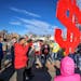 Supporters of a $15 minimum wage rallied in St. Paul in 2017.