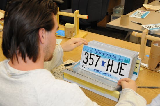 Why does Minnesota require new license plates every seven years?