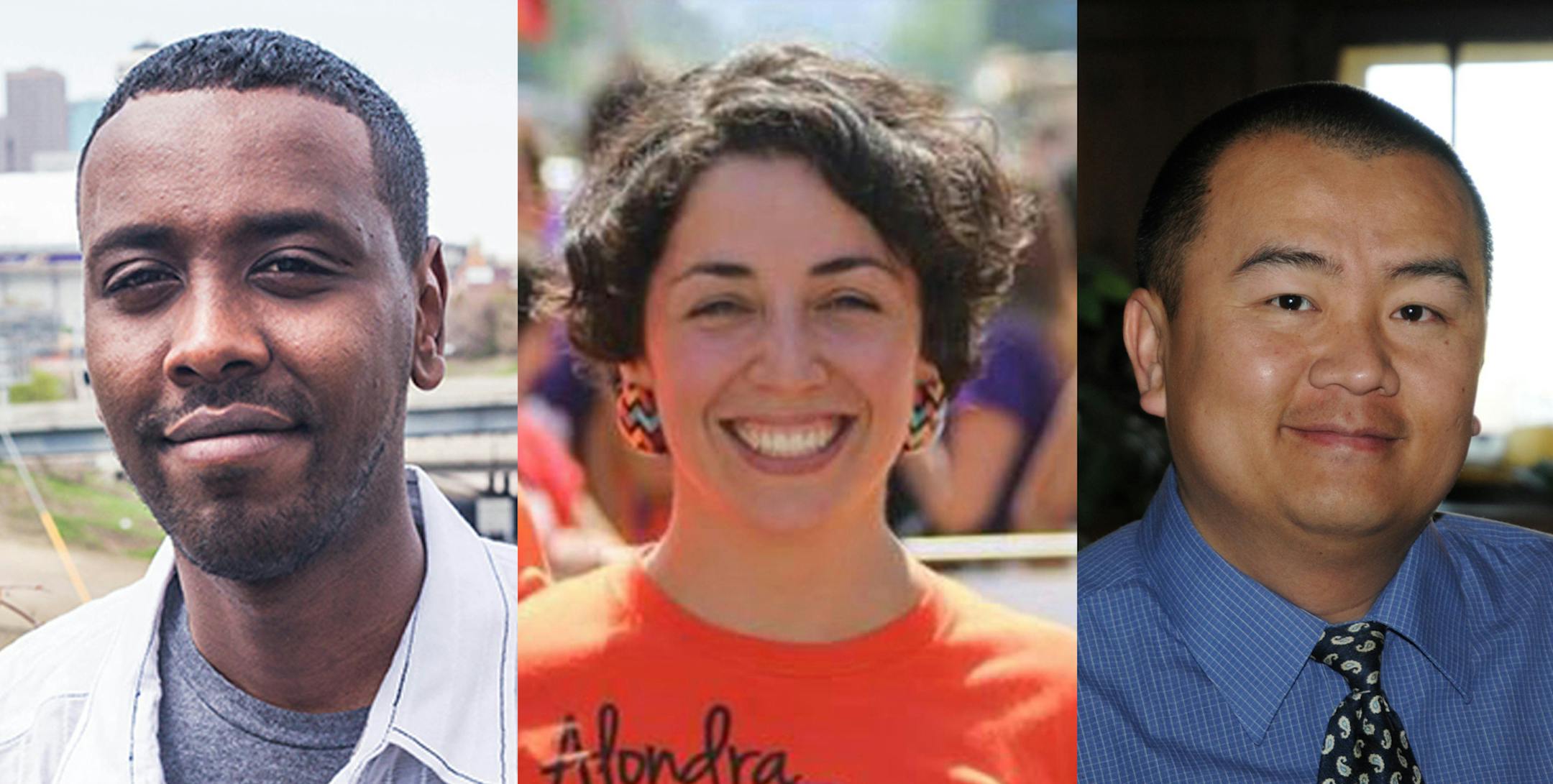 Star Tribune file photos From left to right, Abdi Warsame, Alondra Cano and Blong Yang. ORG XMIT: MIN1310281548124058