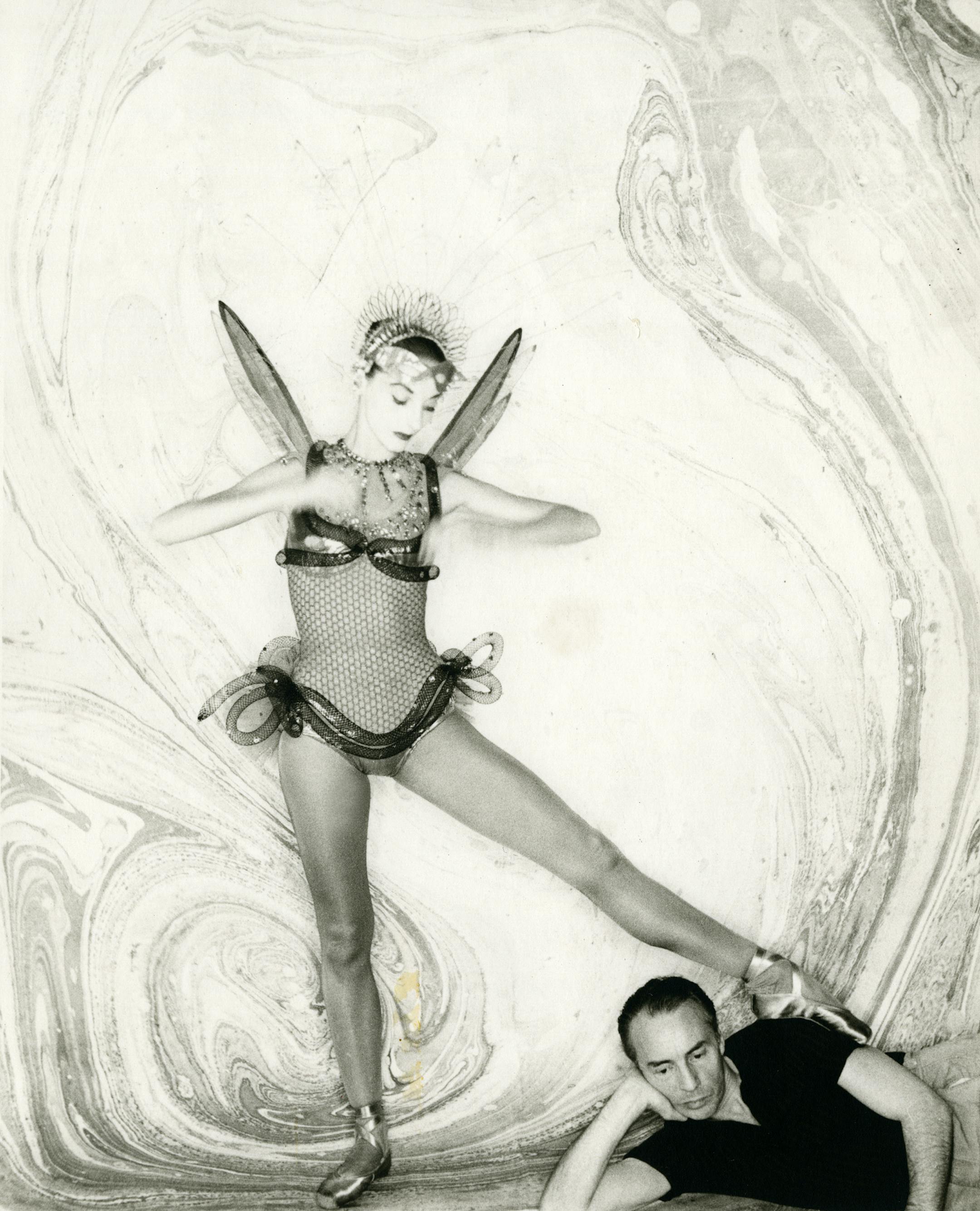 An undated handout photo shows the dancer Tanaquil Le Clercq and the choreographer George Balanchine as seen in "Afternoon Of A Faun: Tanaquil Le Clercq" a documentary film directed by Nancy Buirski. The film recounts the tragic tale of Le Clerq, one of Balanchine's dancers, who contracted polio and had a promising career cut short. (Kino Lorber via The New York Times.) -- NO SALES; FOR EDITORIAL USE ONLY WITH STORY SLUGGED AFTERNOON FILM REVIEW BY ALL OTHER USE PROHIBITED. --