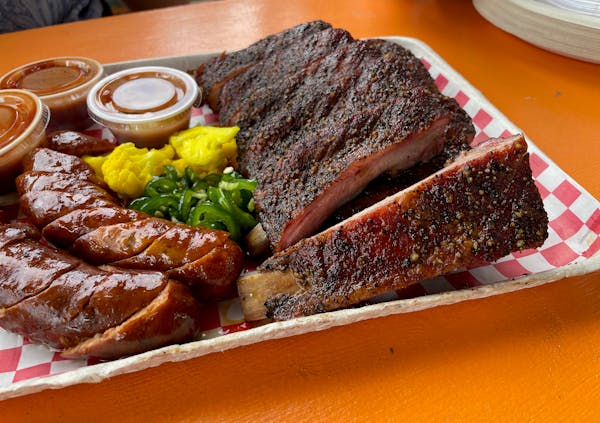 Image of Animales ribs, which have changed only slightly since chef/owner Jon Wipfli first opened his smoker trailer.