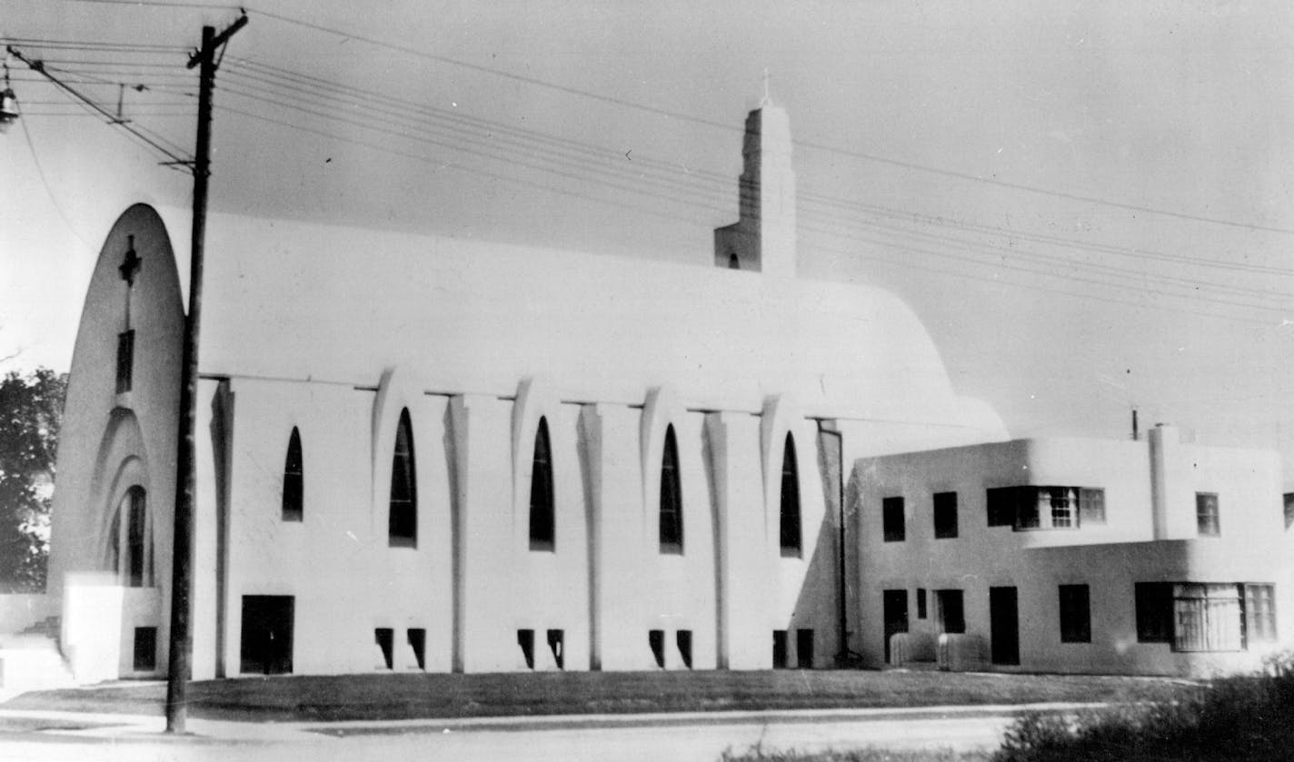 St. Austin Catholic Church stood for only 25 years at the corner of Washburn and Dowling avenues in north Minneapolis.