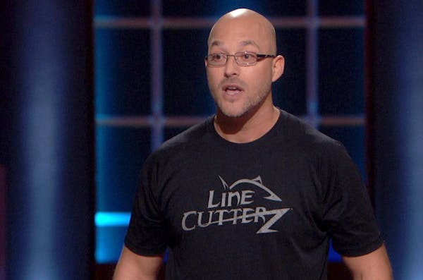 Hudson, Wis., native and fisherman Vance Zahorski on &#x201c;Shark Tank&#x201d; with his adjustable rings with a double-sided blade to cut fishing lin