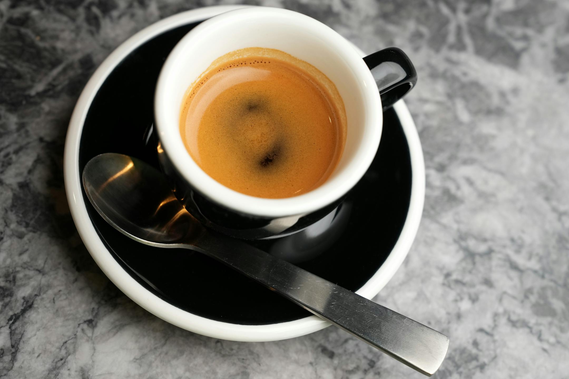 The espresso at FRGMNT Coffee.