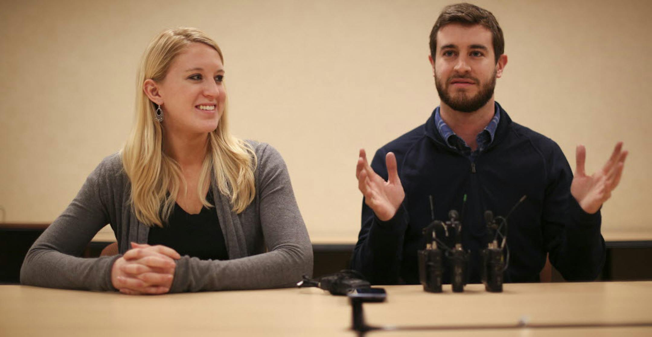 Former Mayor R.T. Rybak's children, Grace and Charlie Rybak, talked about how well their father was recovering from a heart attack he suffered Saturday afternoon while cross country skiing.