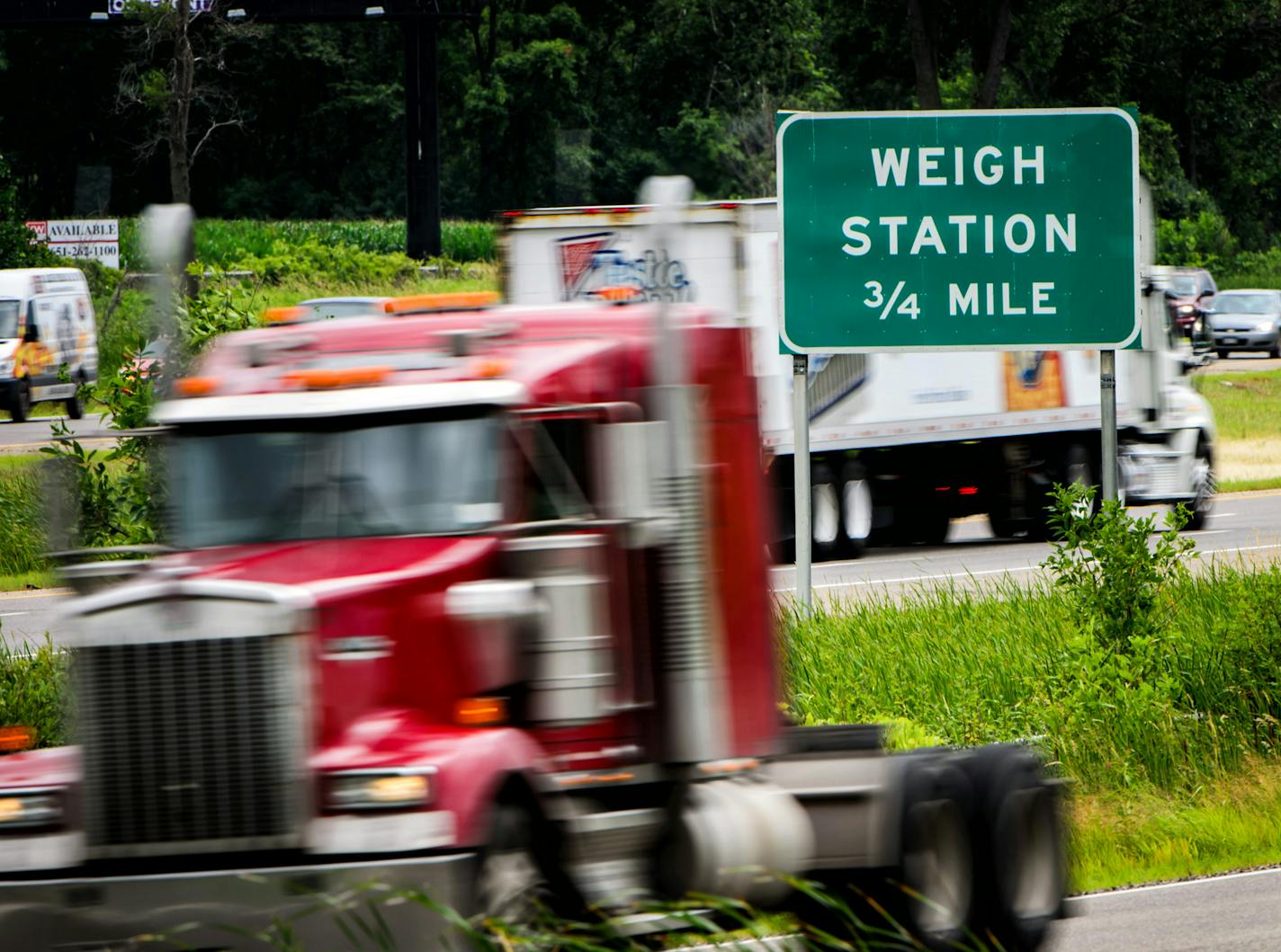 Some truckers avoid weigh stations; the ones that drive in, "those are the ones we probably don't need to be looking at" said a former inspector.