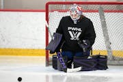 Minnesota goaltender Nicole Hensley leads the PWHL in wins (four) and is second in goals-against average (1.58) and save percentage (.948).