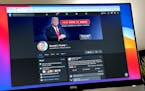 Donald Trump’s Facebook page is seen on April 22.