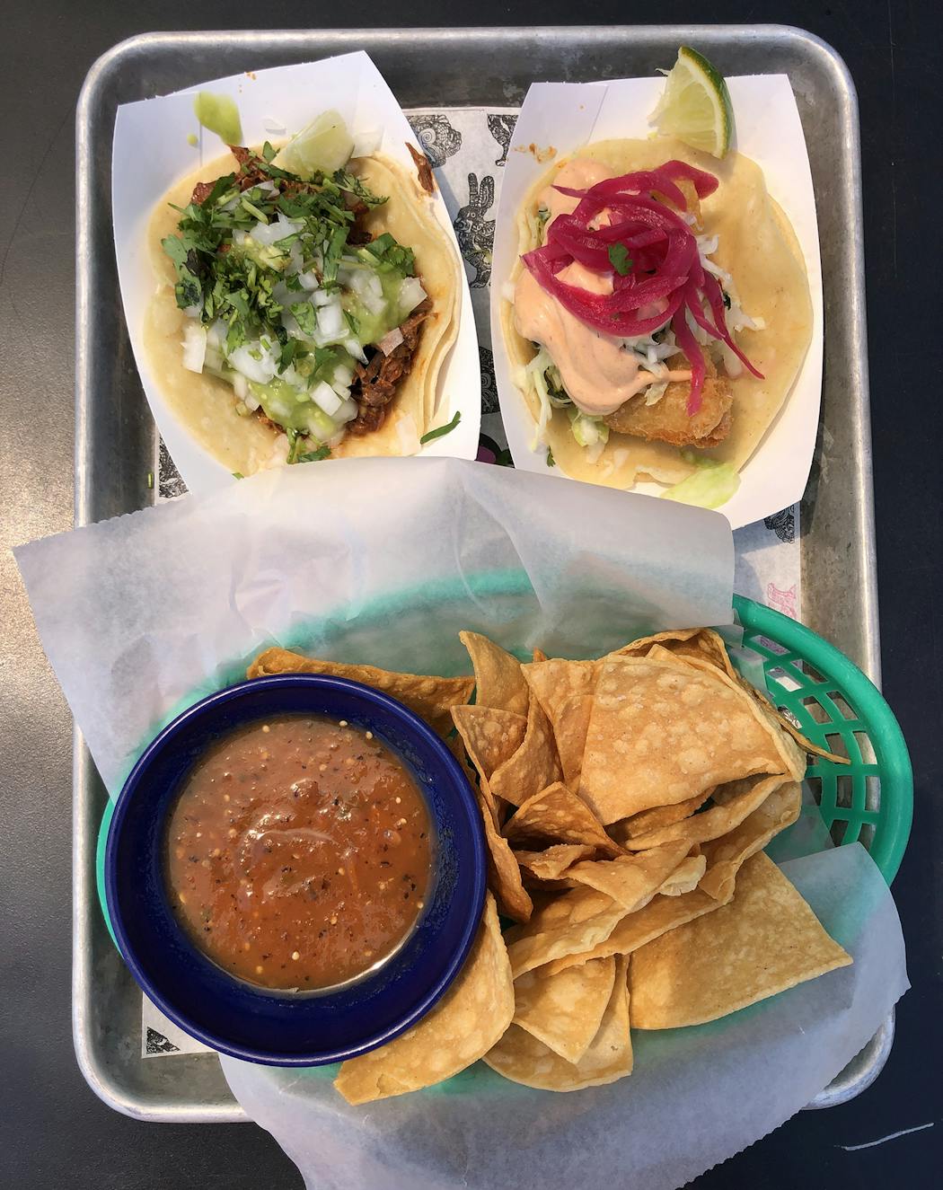 The taco lunch special at Centro.