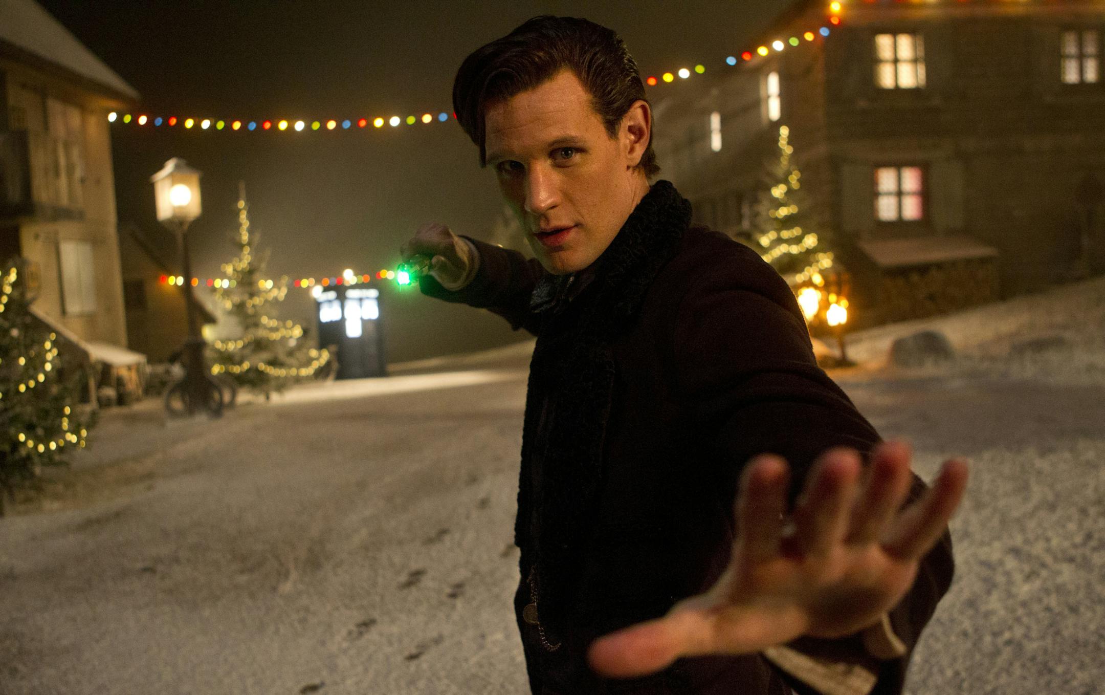 Picture shows: MATT SMITH as The Doctor credit: Adrian Rogers, BBC America ORG XMIT: DWXI_Xmas13_0117_Retouched.jpg