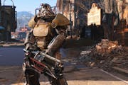 "Fallout 4" features powered armor that can be customized to your heart's content.