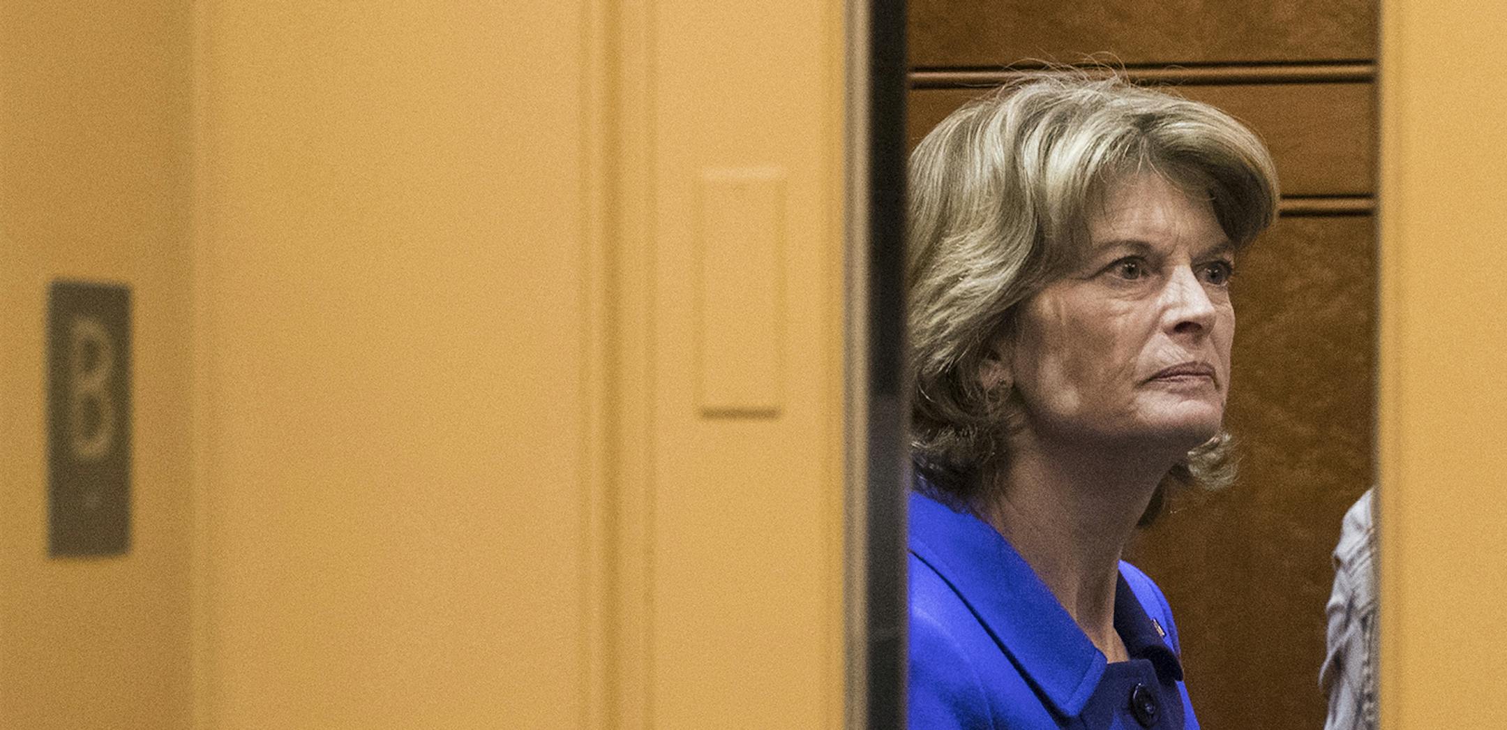 Sen. Lisa Murko&#xad;wski (R-Al&#xad;aska) before a vote on Capitol Hill in Washington, March 14, 2019. The Senate voted to overturn President Donald Trump&#x2019;s declaration of a national emergency at the southwestern border, delivering a bipartisan rebuke to what lawmakers in both parties saw as executive overreach. (Sarah Silbiger/The New York Times)