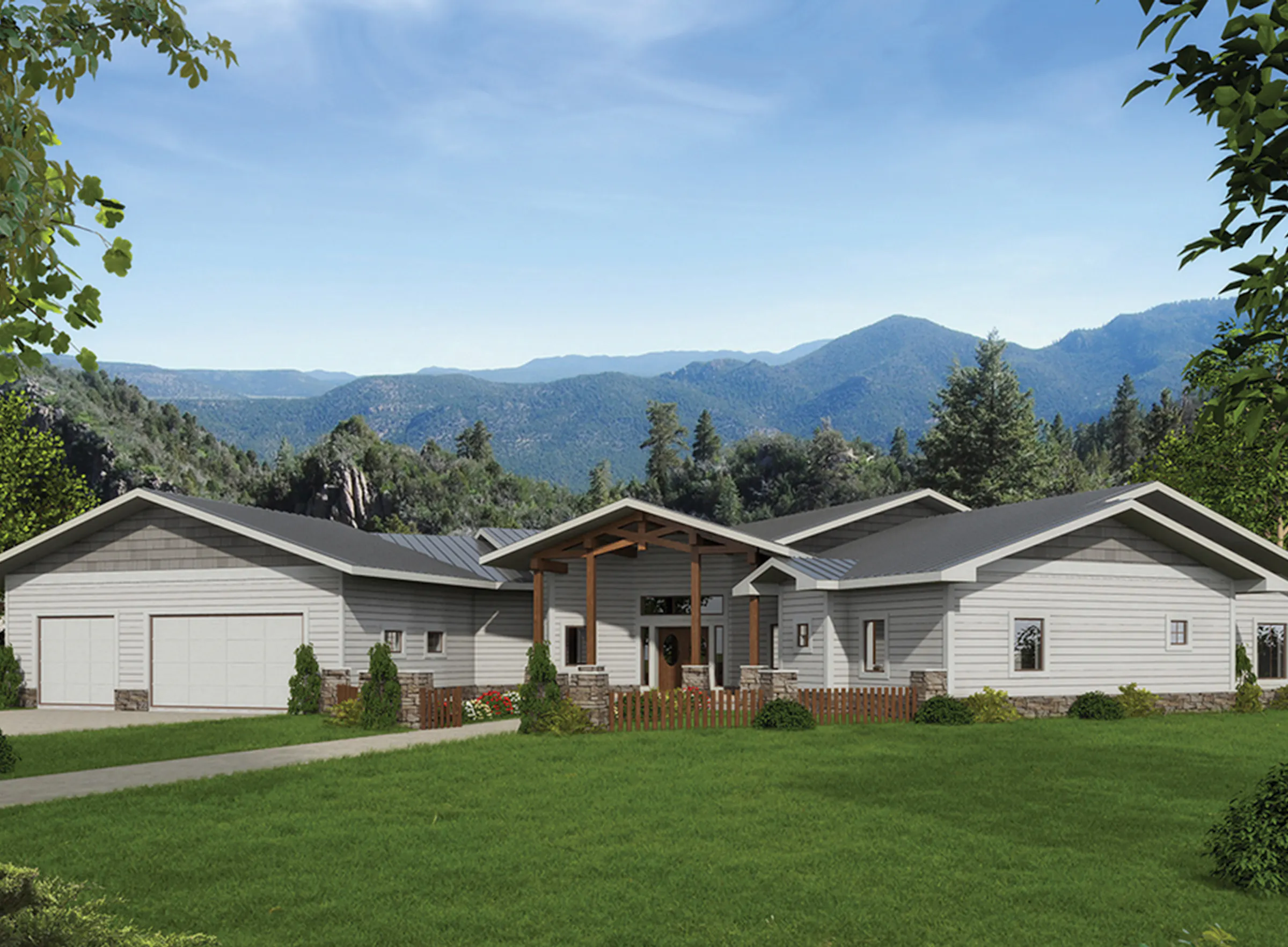 Home plan: Luxe ranch offers one-level living