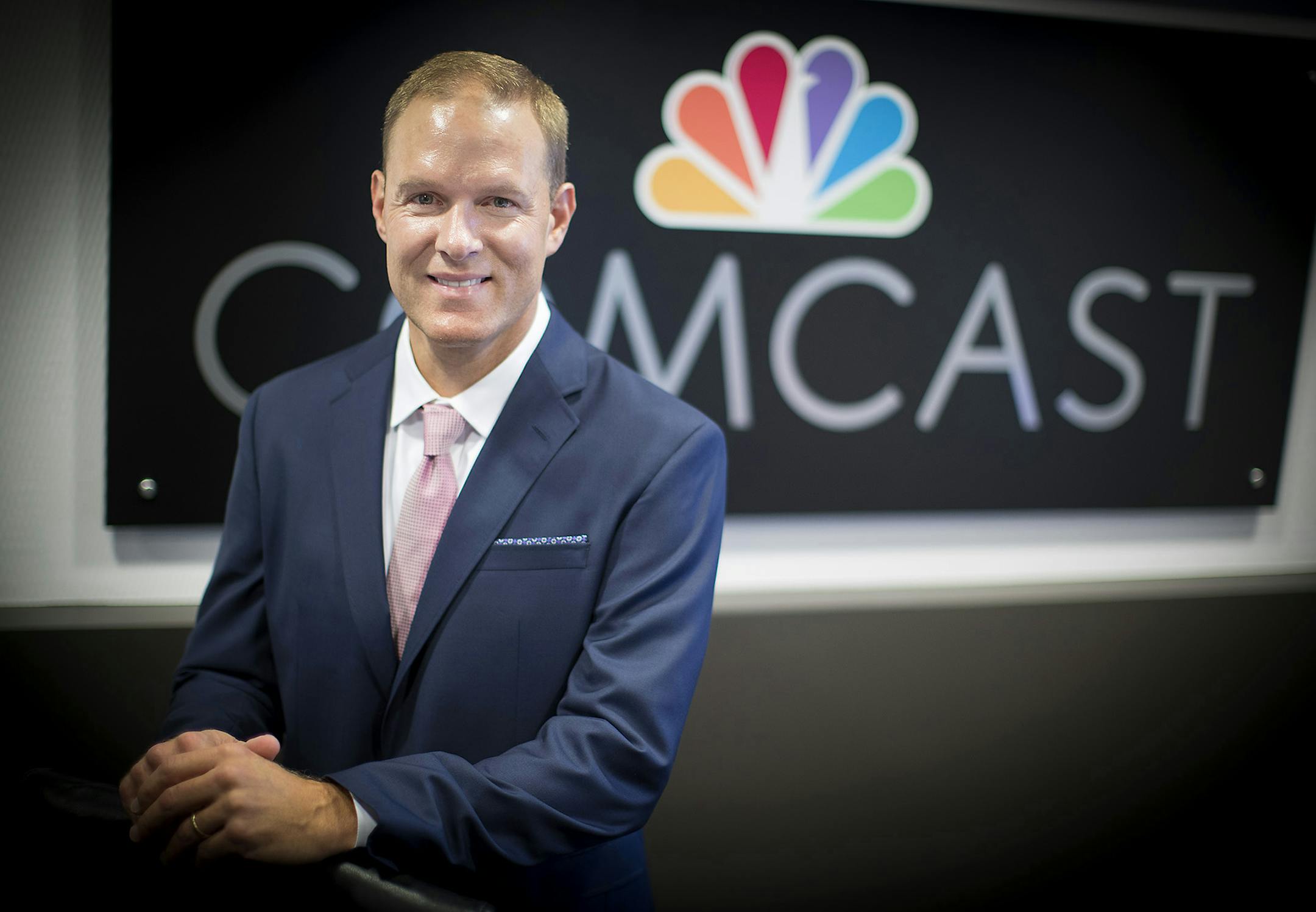 "I'm not happy unless there's some big boulder I have to push up the hill. I'm a competitor," said J.D. Keller, Comcast's new regional vice president.