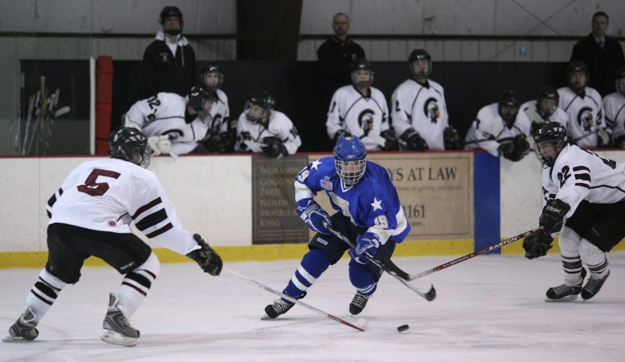 Gophers freshman Connor Reilly, seen here in a high school game playing for Holy Angels.