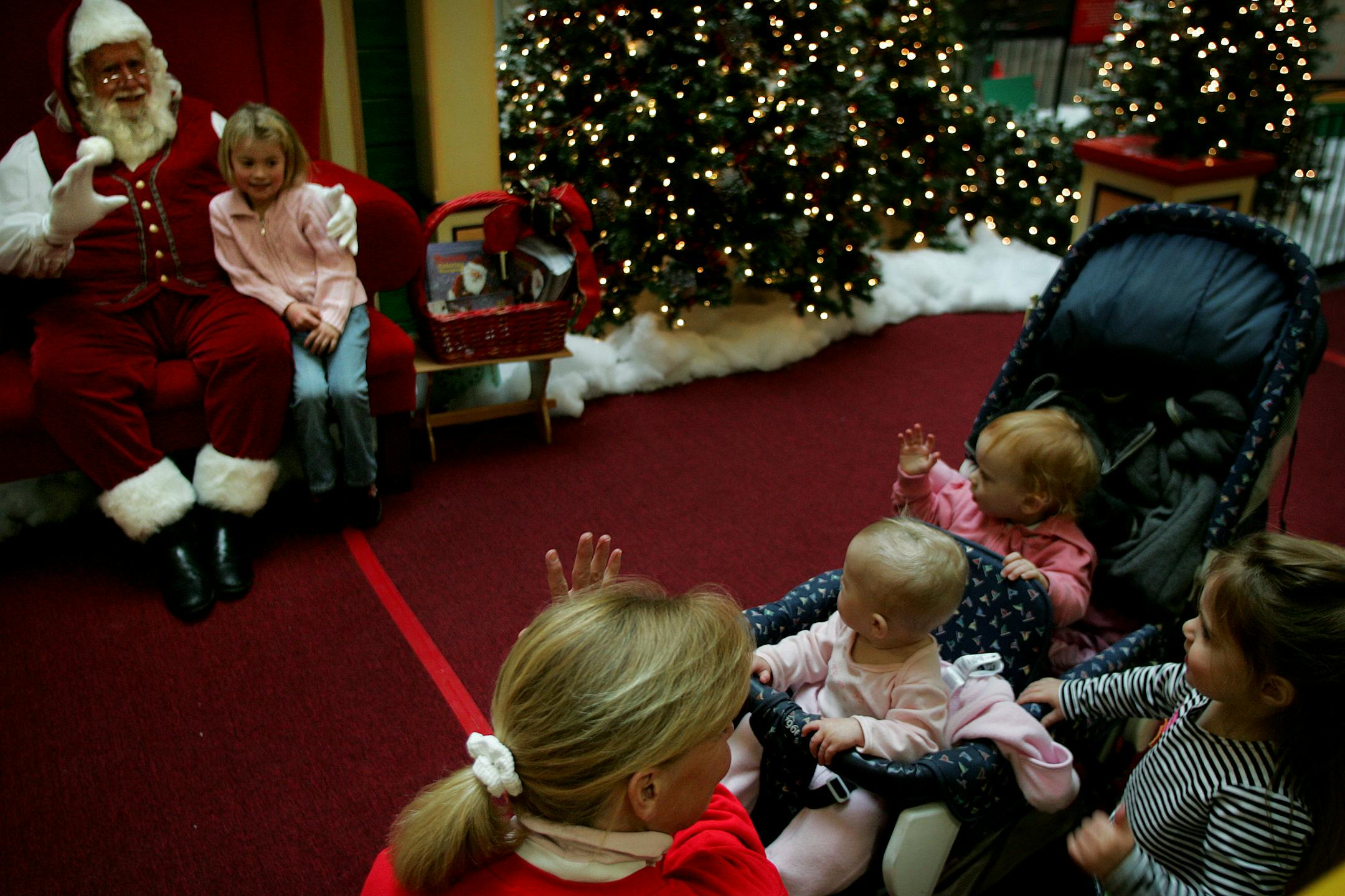 FILE: Santa welcomes in the holiday season at Burnsville Center.