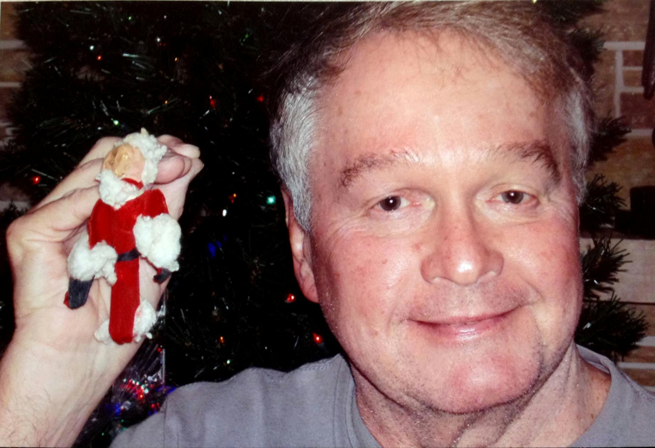 Dave Rolek made this clothes pin Santa in kindergarten. It's hung on his tree for 63 Christmases. Every year, he thought he should take a picture of it and send it to his kindergarten teacher. Last year, he finally did. She sent him a thank-you note, saying how much she appreciated it -- a few months before she died.