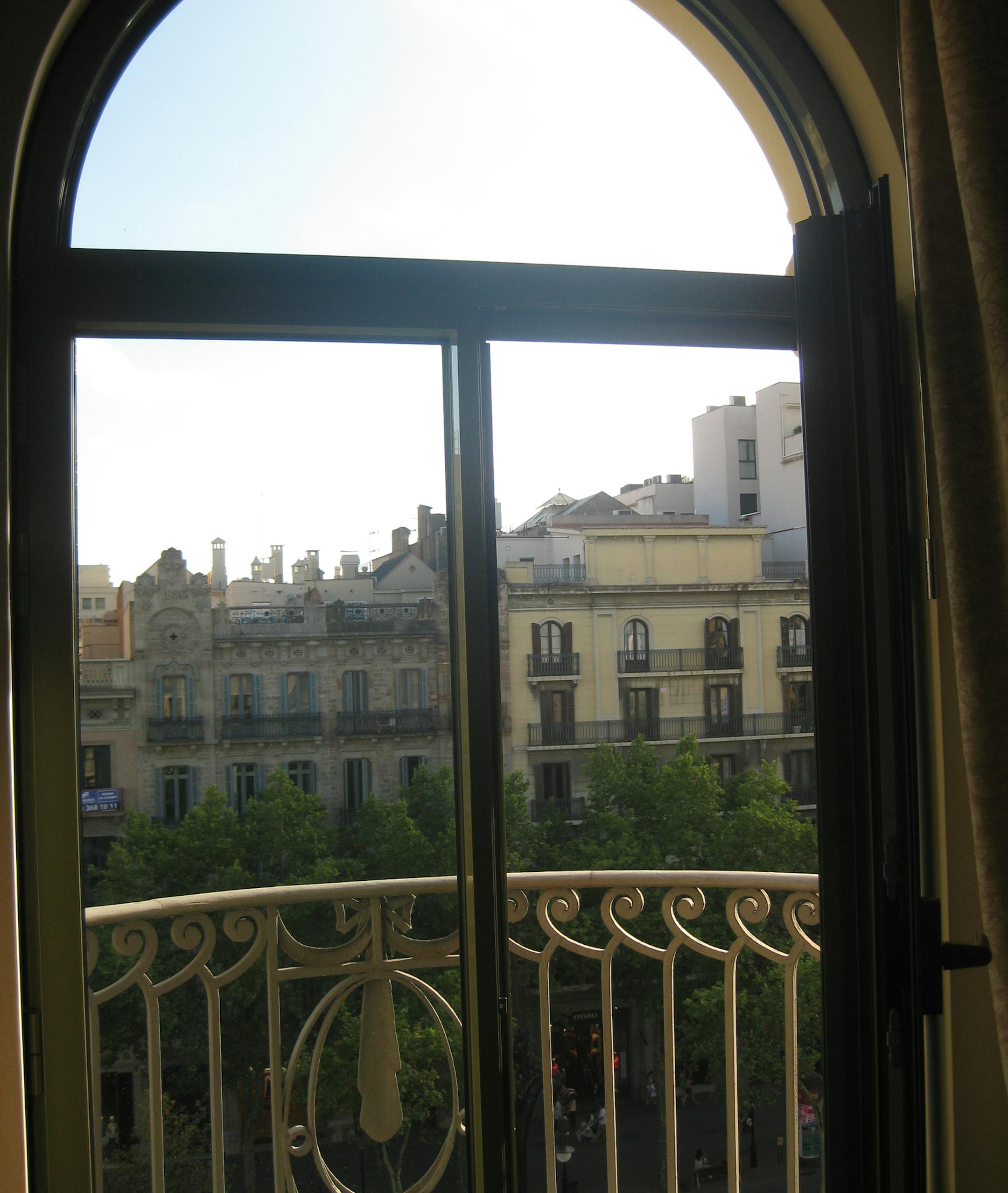 Juliet balcony in the Majestic hotel. (Carol Ann Davidson/TNS)