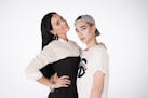 Katy Perry appeared with James Charles, CoverGirl's first male representative.