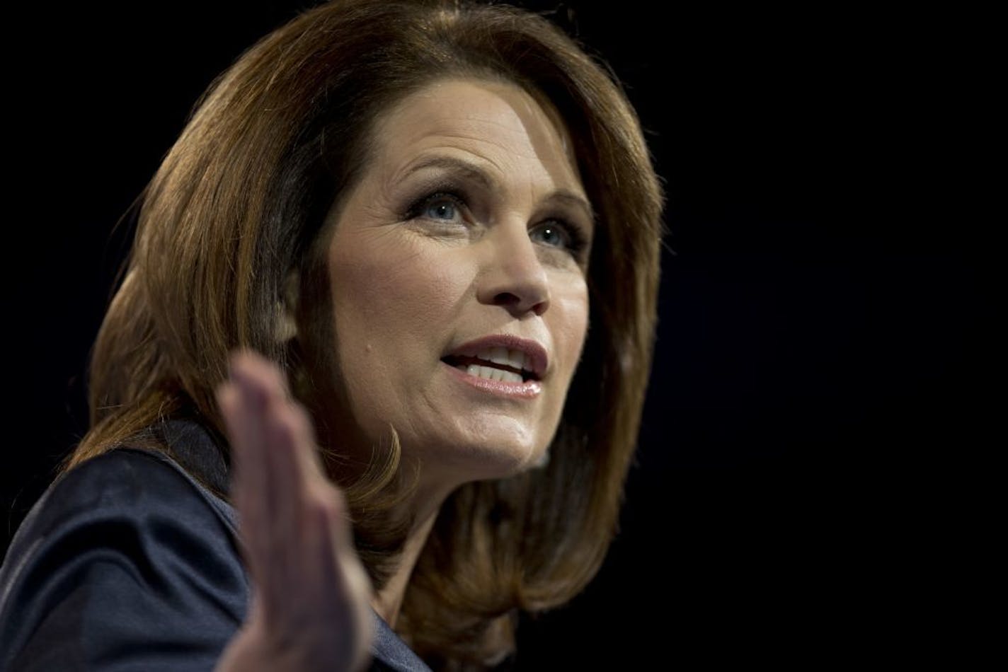 Rep. Michele Bachmann, R- Minn., speaks at the 40th annual Conservative Political Action Conference in National Harbor, Md., Saturday, March 16, 2013.