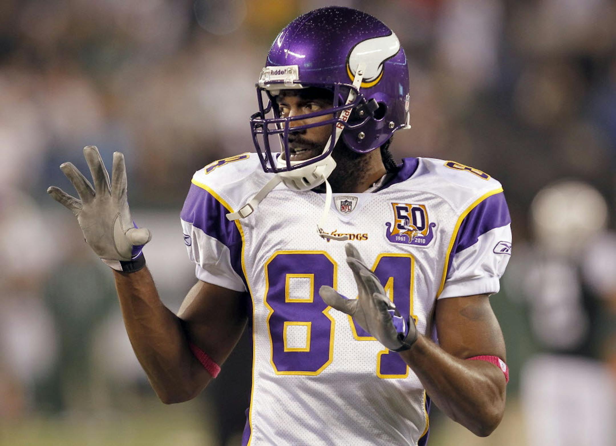 Vikings wide receiver Randy Moss