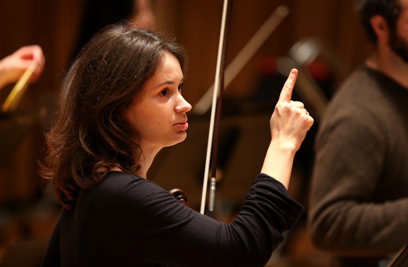 The St. Paul Chamber Orchestra and its artistic partner Patricia Kopatchinskaja, above, won a Grammy Sunday for their "Death and the Maiden" project.