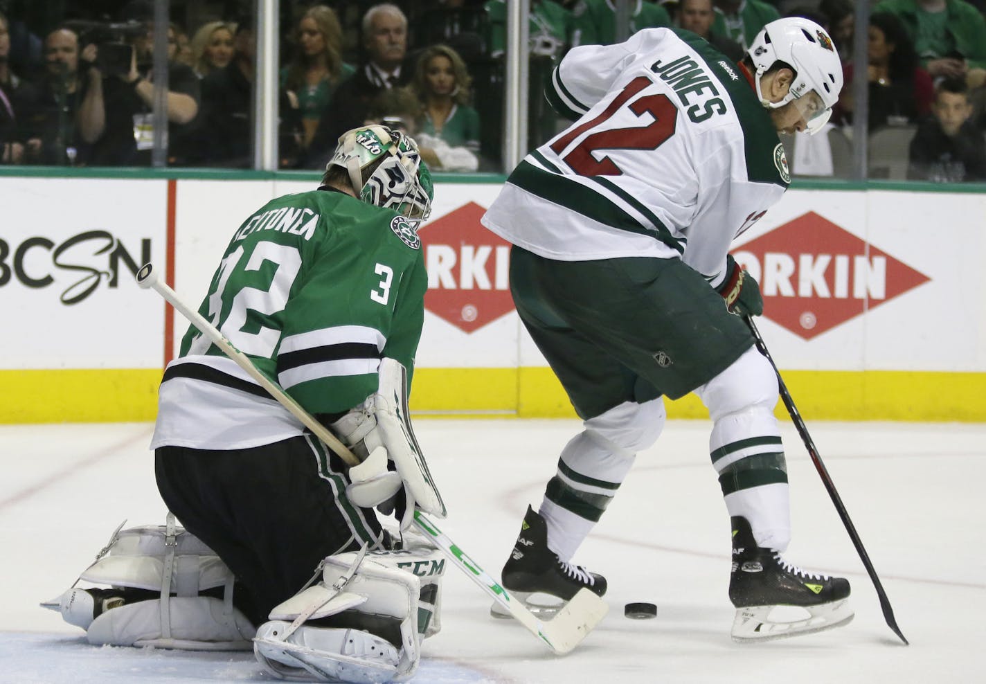 Outside a late-game flurry by the Wild in Game 2, Dallas goaltender Kari Lehtonen has not been tested often. Lehtonen has stopped 47 of 48 shots in the series, and he is 8-1 since March 17.