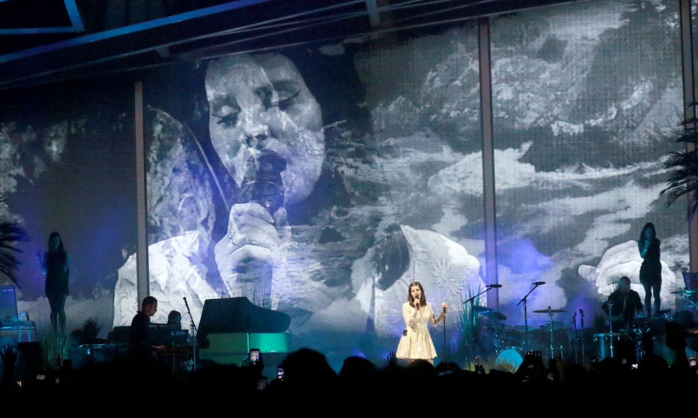 Lana Del Rey performed at Target Center in Minneapolis in 2018 before turning mostly to festivals for concert appearances.