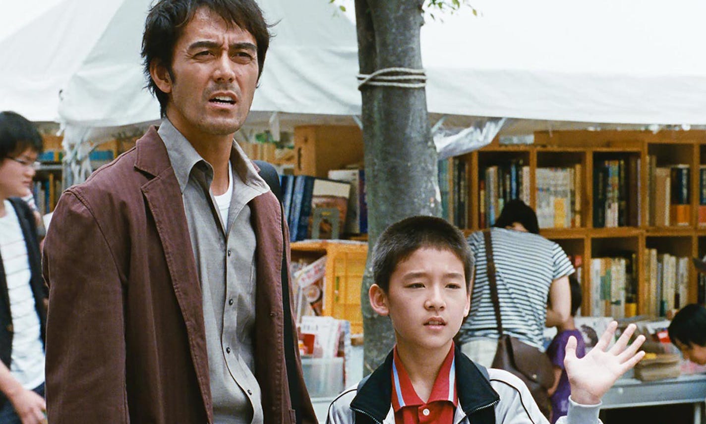 Hiroshi Abe in a scene from the movie "After the Storm" directed by Hirokazu Koreeda. (Film Movement/TNS) ORG XMIT: 1199122