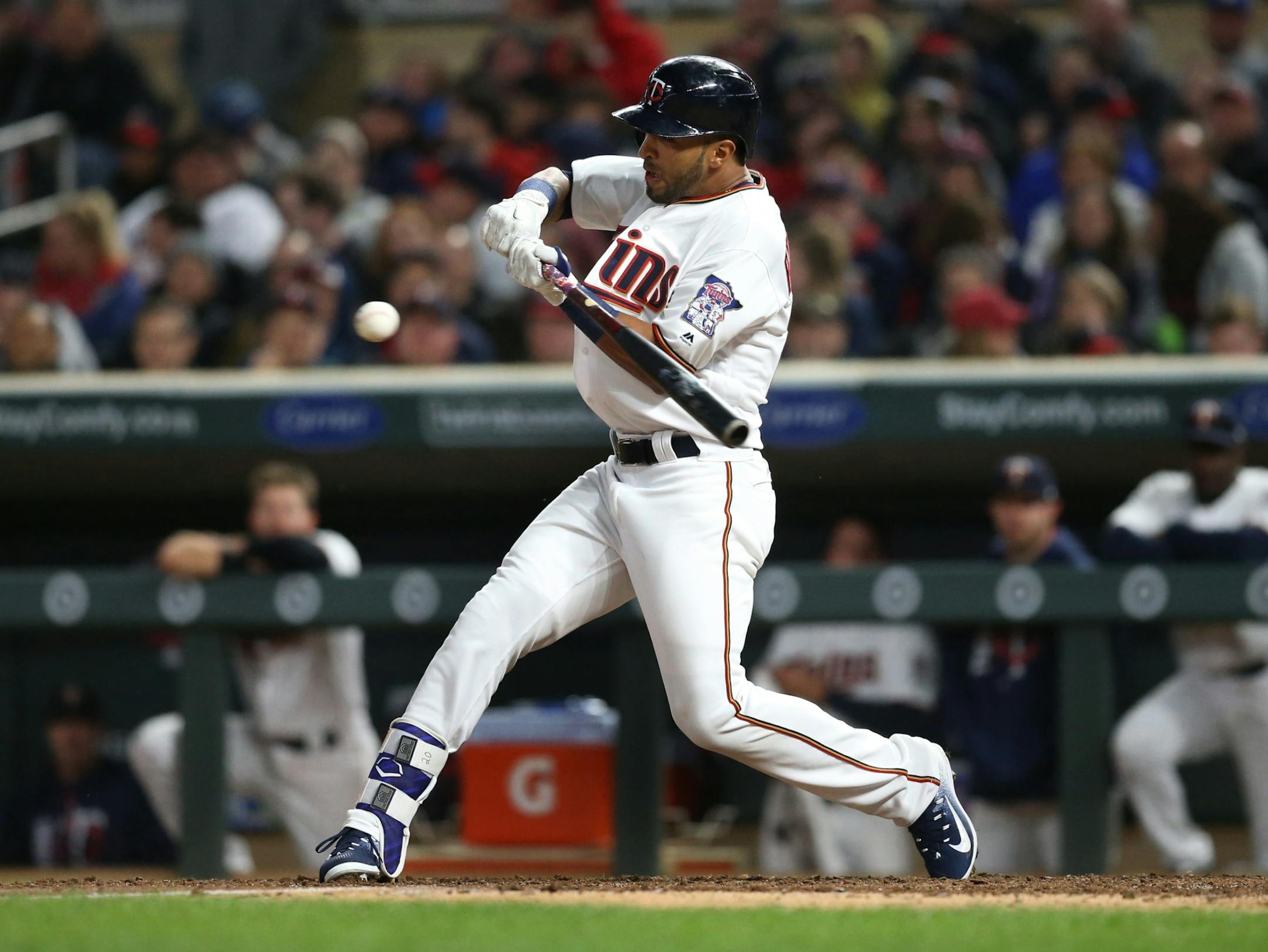Minnesota Twins left fielder Eddie Rosario