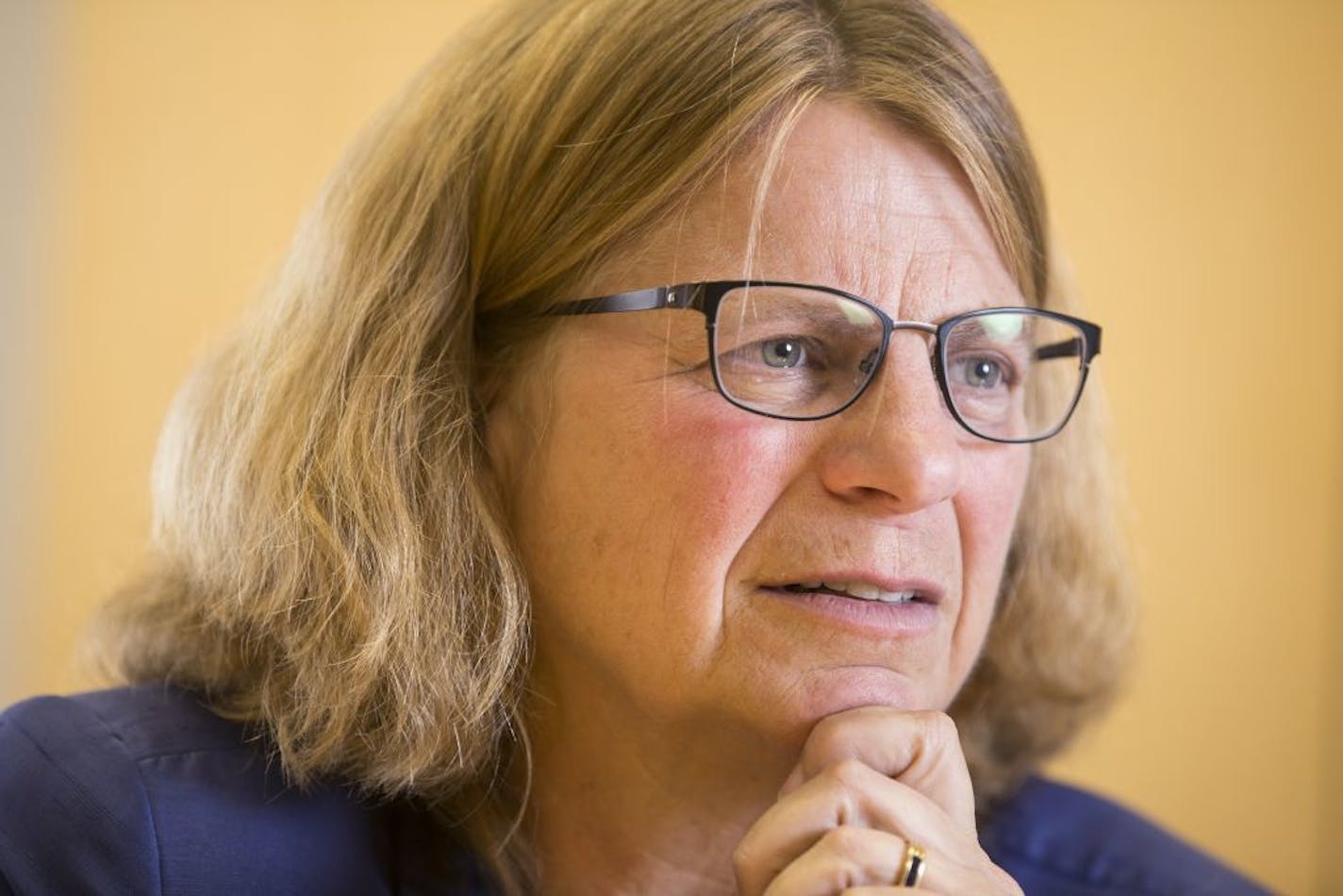 Dr. Penny Wheeler, the president and CEO of Allina Health, photographed in the Allina headquarters in Minneapolis.