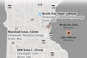 Large-scale solar projects for Xcel Energy