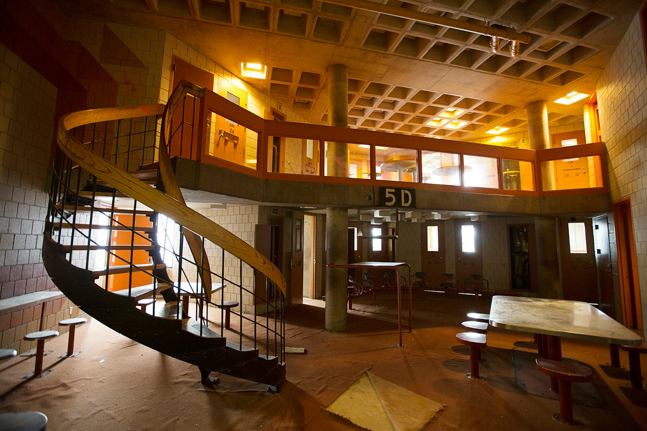 Members of the media take a tour of the former Ramsey County jail in downtown St. Paul on Friday, May 29, 2015.