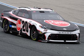 Christopher Bell won the NASCAR Cup Series race Sunday at New Hampshire Motor Speedway in Loudon, N.H.
