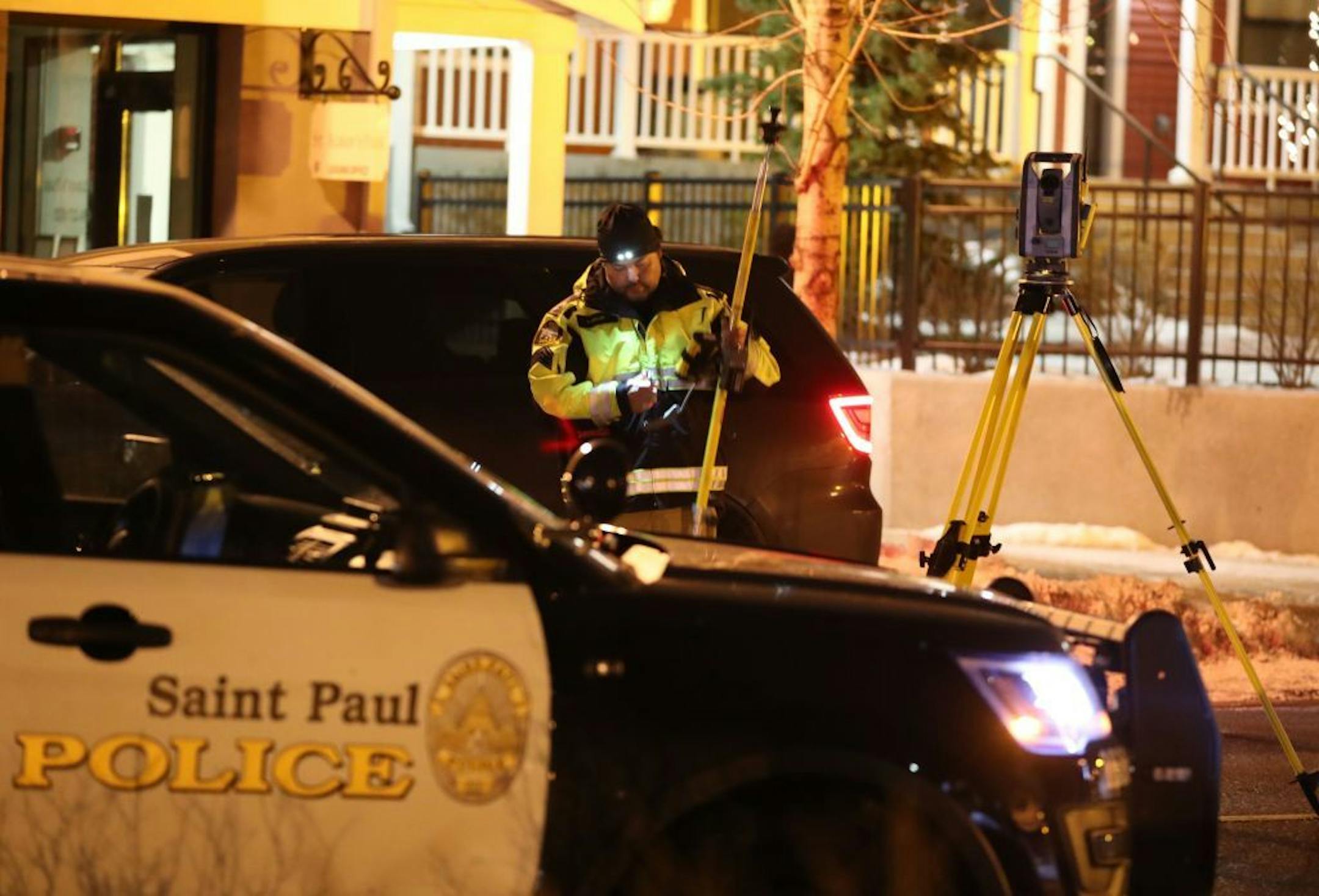 Police activity near Selby and Dale Friday, Dec. 30, 2016, in St. Paul, MN.