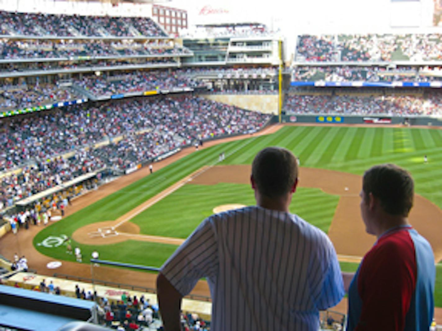 The view of Target Field from the suites is one you don't want to miss