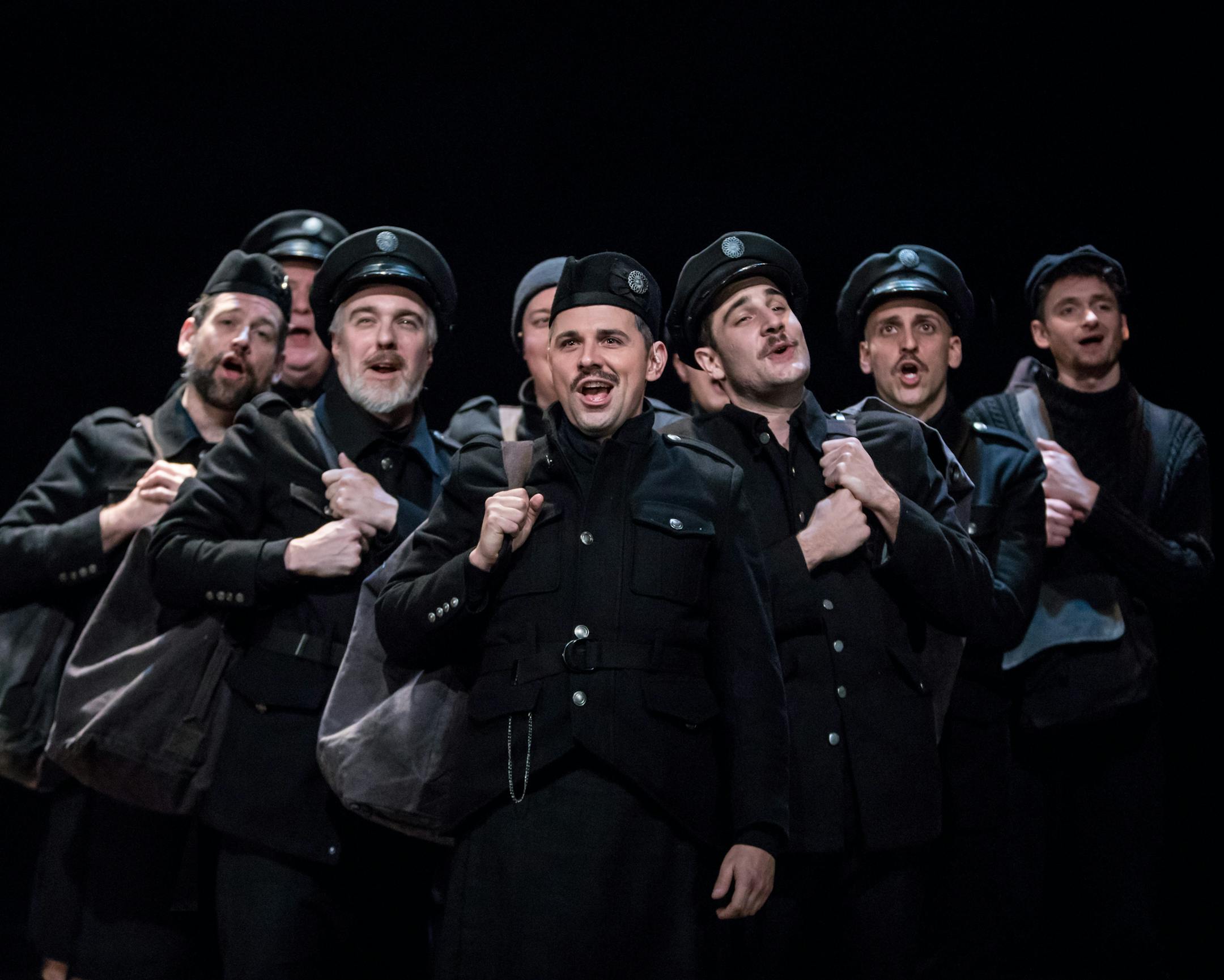 The cast of Theater Latté Da's "All Is Calm."