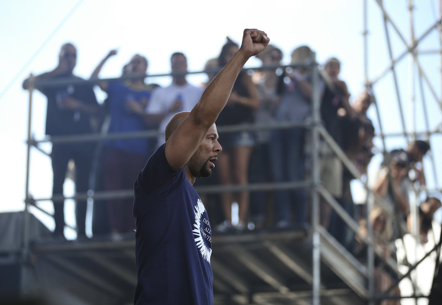 Common on the Main Stage Sunday afternoon at Soundset 2016. ] JEFF WHEELER &#xef; jeff.wheeler@startribune.com The ninth annual Soundset hip-hop festival took place in its new location at the Minnesota State Fairgrounds Sunday, May 29, 2016 in Falcon Heights.