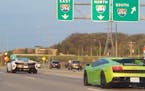 These sports cars were in a pack that zipped along I-394 in April 2016 and caught the attention of the State Patrol.