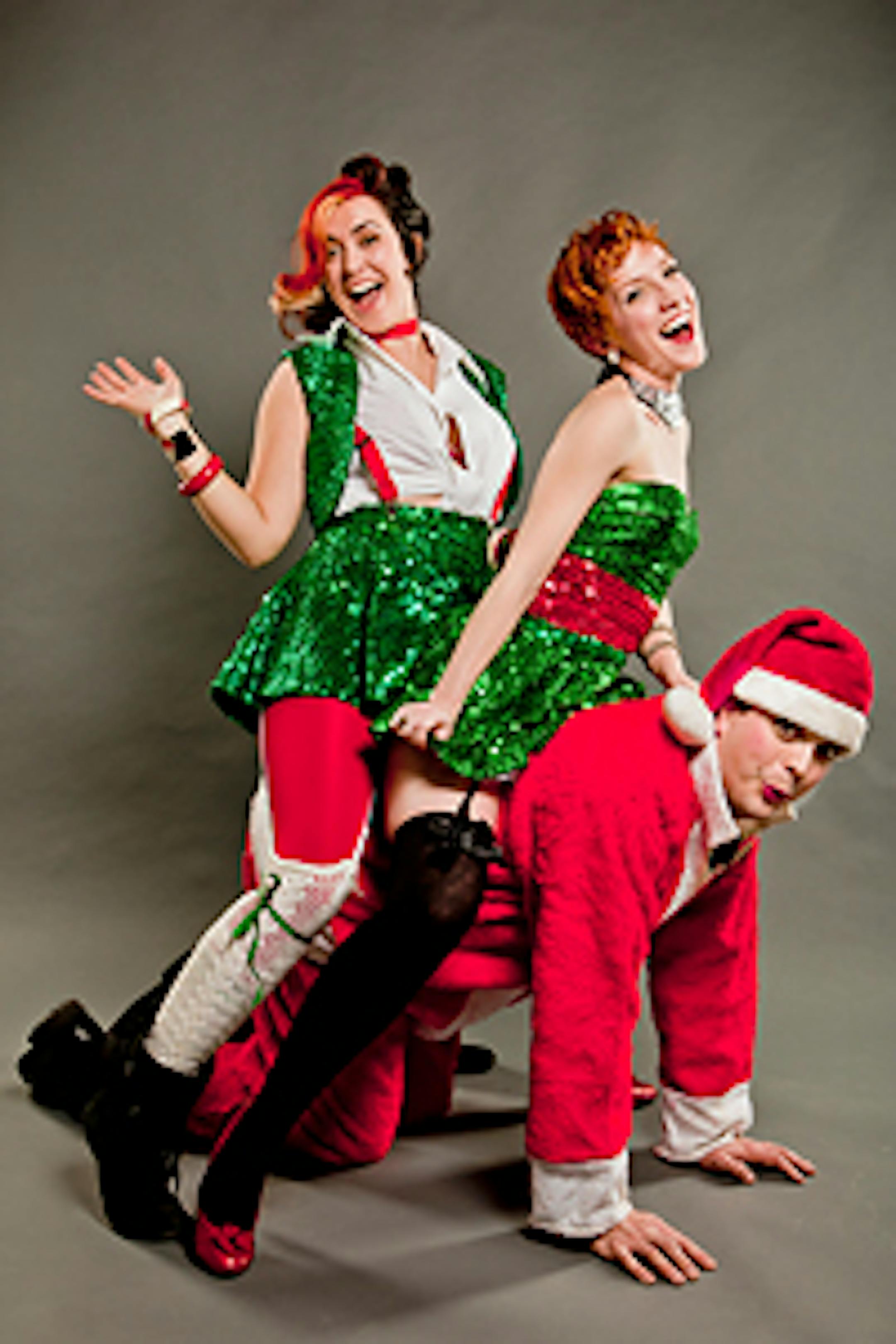 Nutcracker: The Lost Act. Le Cirque Rouge's Fanny May (left), Buttercup and Garron "The Houseboy" Haubner join forces with Ballet of the Dolls for a burlesque/ballet holiday hybrid.