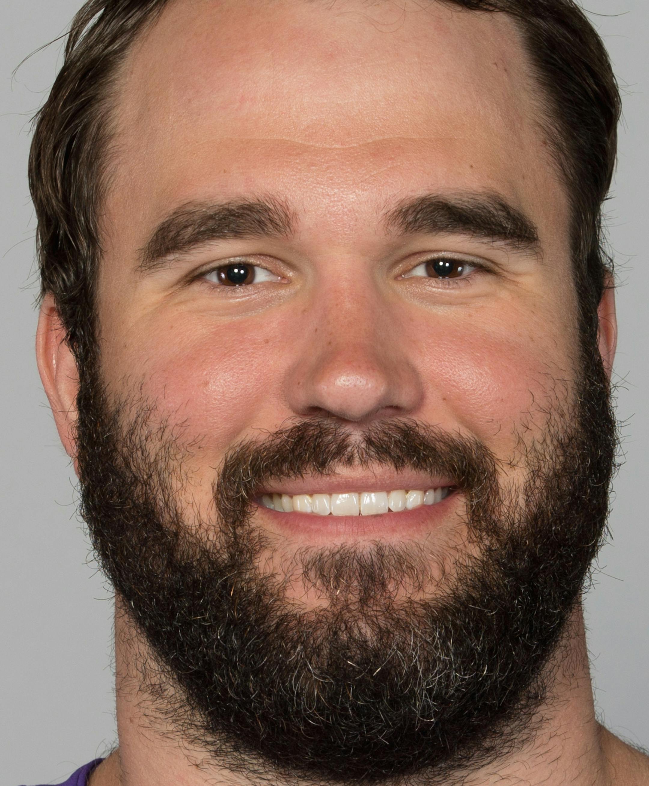This is a 2013 photo of John Sullivan of the Minnesota Vikings NFL football team. This image reflects the Minnesota Vikings active roster as of Thursday, June 6, 2013 when this image was taken. (AP Photo) ORG XMIT: NFLHS13