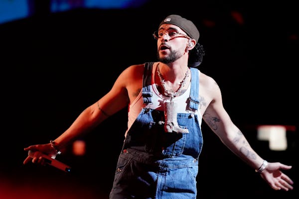 Bad Bunny performed at the Latin Billboard Awards in October in Coral Gables, Fla.