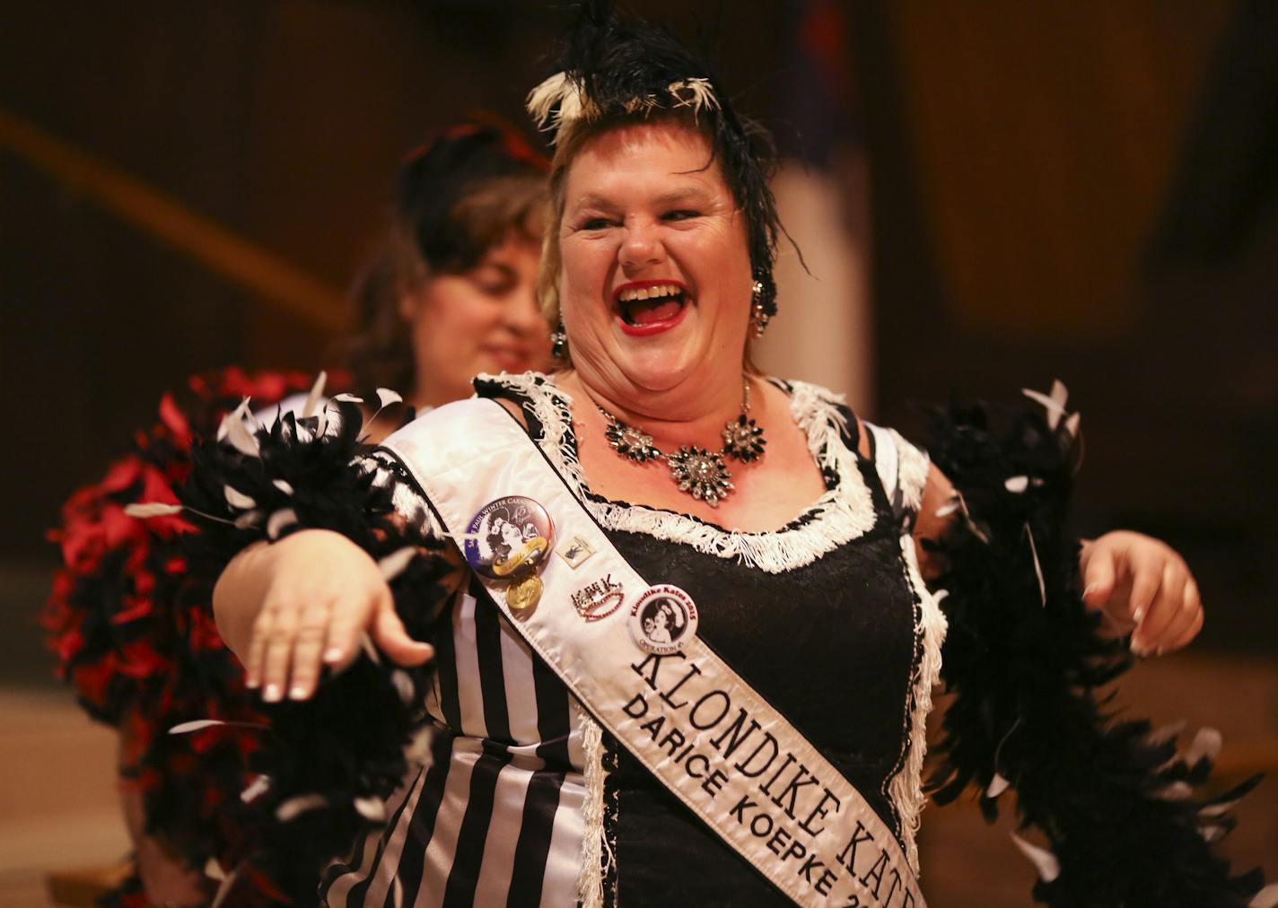 Klondike Kate 2007 Darice Koepke laughed during rehearsal on Thursday, January 15, 2015, in West St. Paul, Minn. ] RENEE JONES SCHNEIDER &#x2022; renee.jones@yahoo.com