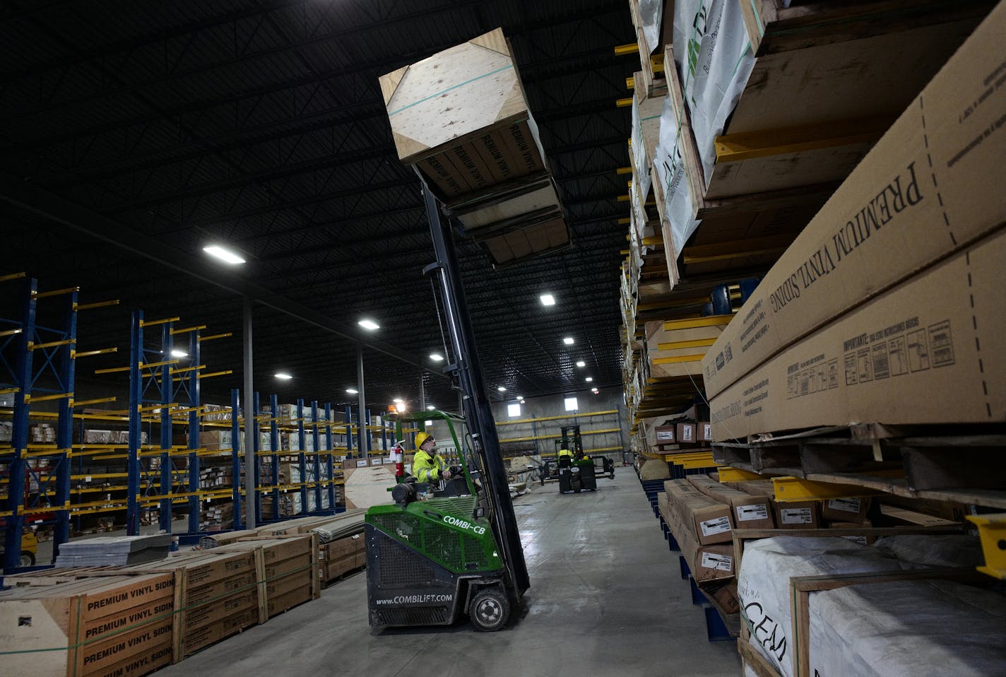 Once a vacant Nestle site, the West Side Center has been transformed into a multi-user industrial hub where Lyman Lumber is a major tenant .] Richard Tsong-Taatarii/rtsong-taatarii@startribune.com