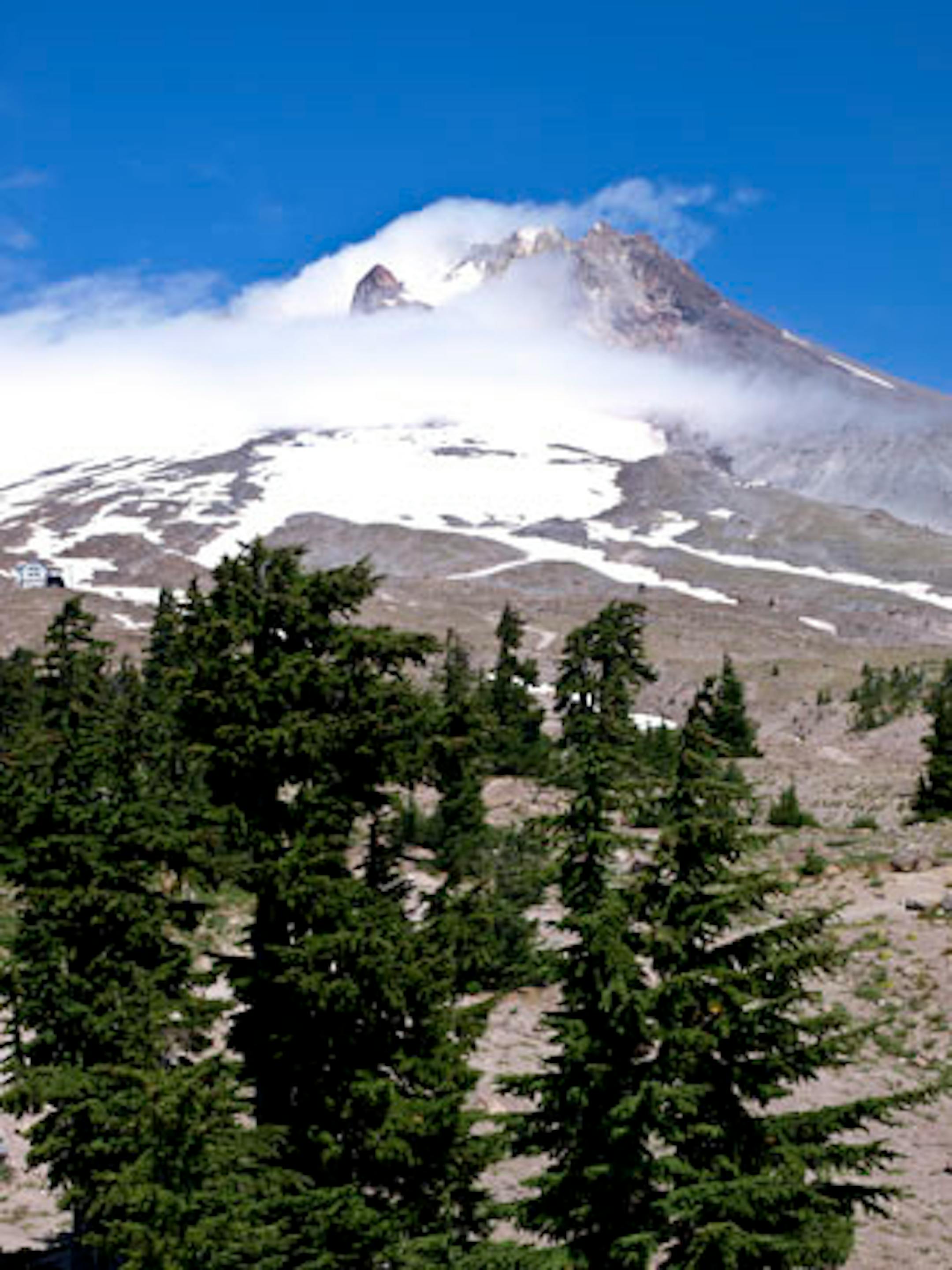 Mount Hood is Oregon's largest mountain and the world's second most climbed mountain