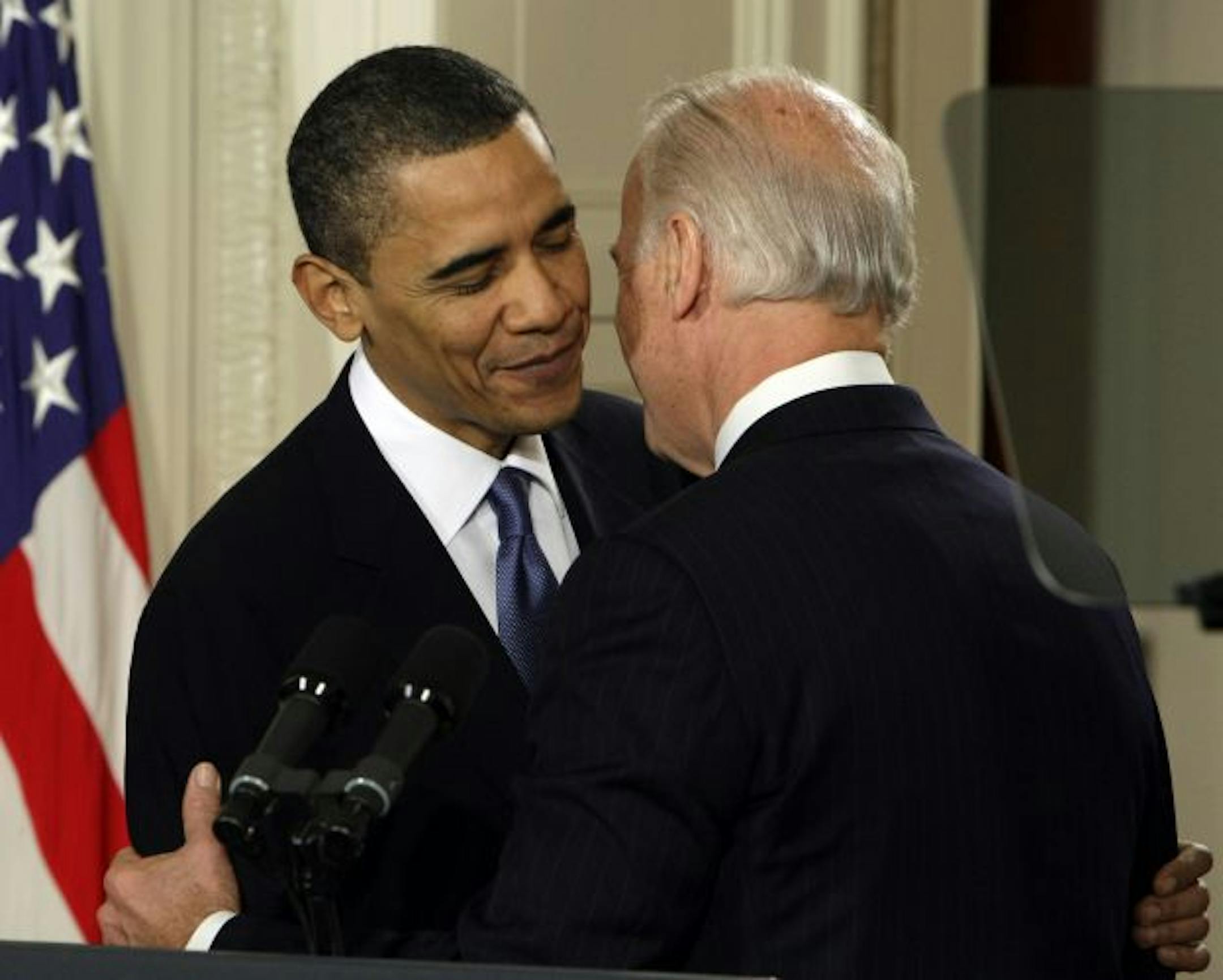 To paraphrase, Vice President Joe Biden told President Obama that the signing of the health care reform bill was a big darn deal, except he used a different descriptive word that rhymes with — oh, let's not go there.
