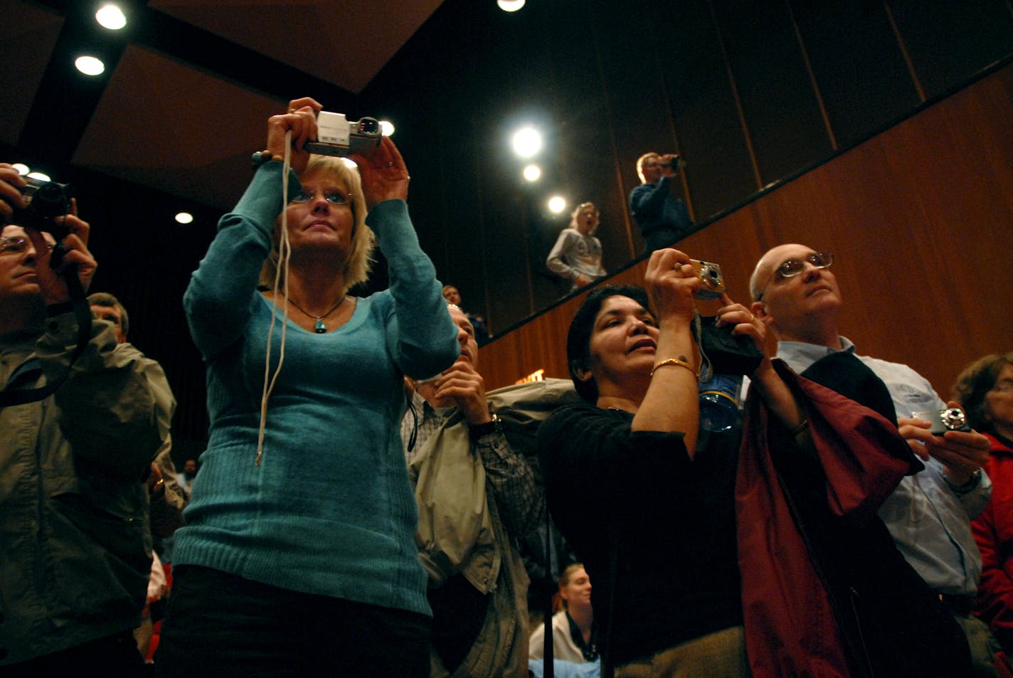 Relatives, friends and teachers took photos of their geography whiz kids after the competition at Macalester College in St. Paul. Out of the 100 or so students who participated in the preliminary rounds, only 10 were girls. And despite being a small population among the competitors, a fourth-grader placed third in the state.