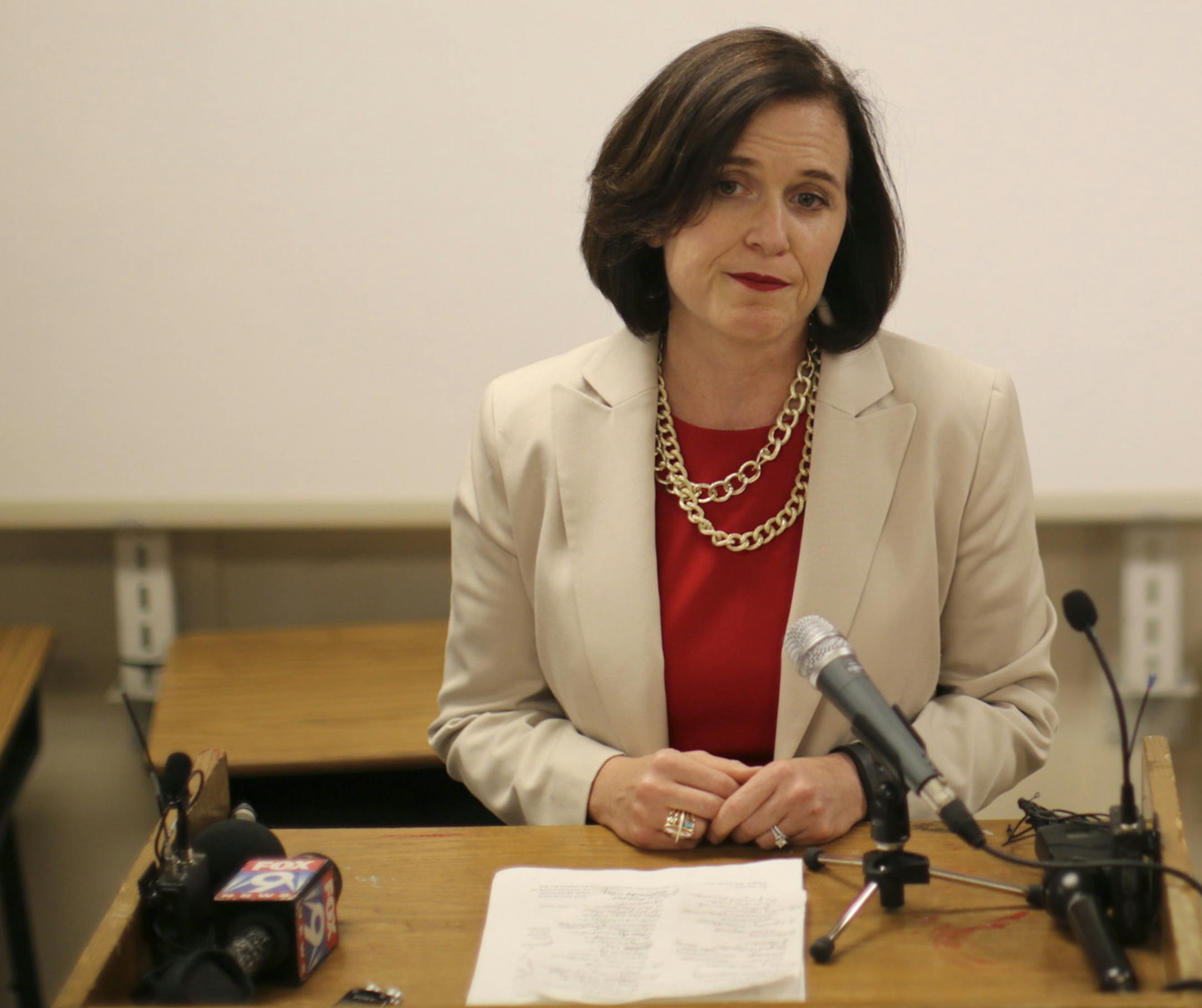 Before a community meeting to discuss the Southwest Light Rail project Tuesday night, Mayor Betsy Hodges spoke at a news conference about the deal that was announced today between Minneapolis and the Met Council. ] JEFF WHEELER ‚Ä¢ jeff.wheeler@startribune.com A community meeting was held at Anwatin Middle School Tuesday night, July 8, 2014 to discuss the Southwest Light Rail project. ORG XMIT: MIN1407081916580106